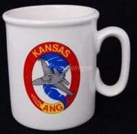 KANSAS ANG F-16 JULIE Coffee Mug Vintage